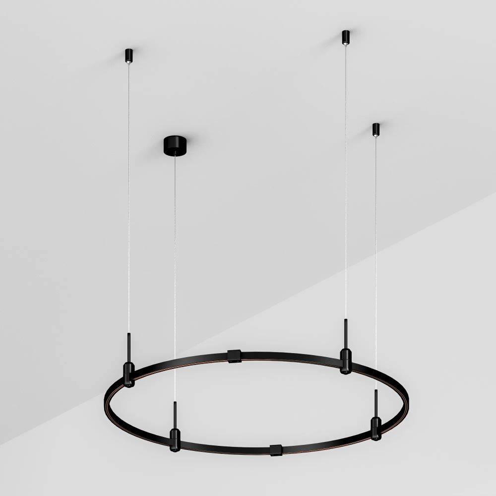 Основание ART-APRIORI-ROUND-HANG-R1000 (BK) (Arlight, IP20 Металл, 3 года) 048489