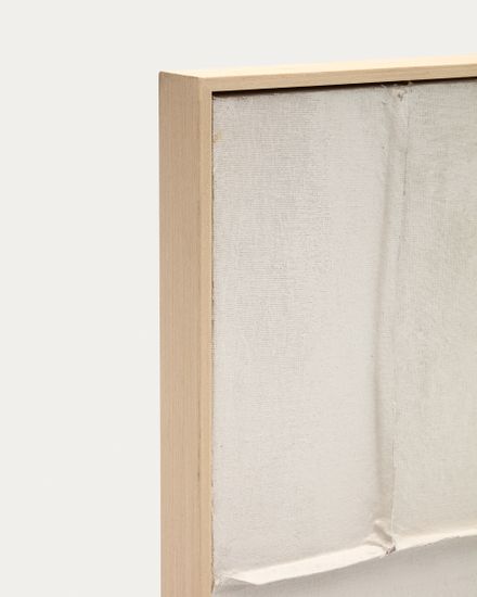 Klis Картина из белого льна с геометрическими фигурами, 120 х 200