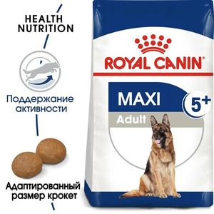 Корм для собак крупных пород от 5 лет, Royal Canin Maxi Adult 5+