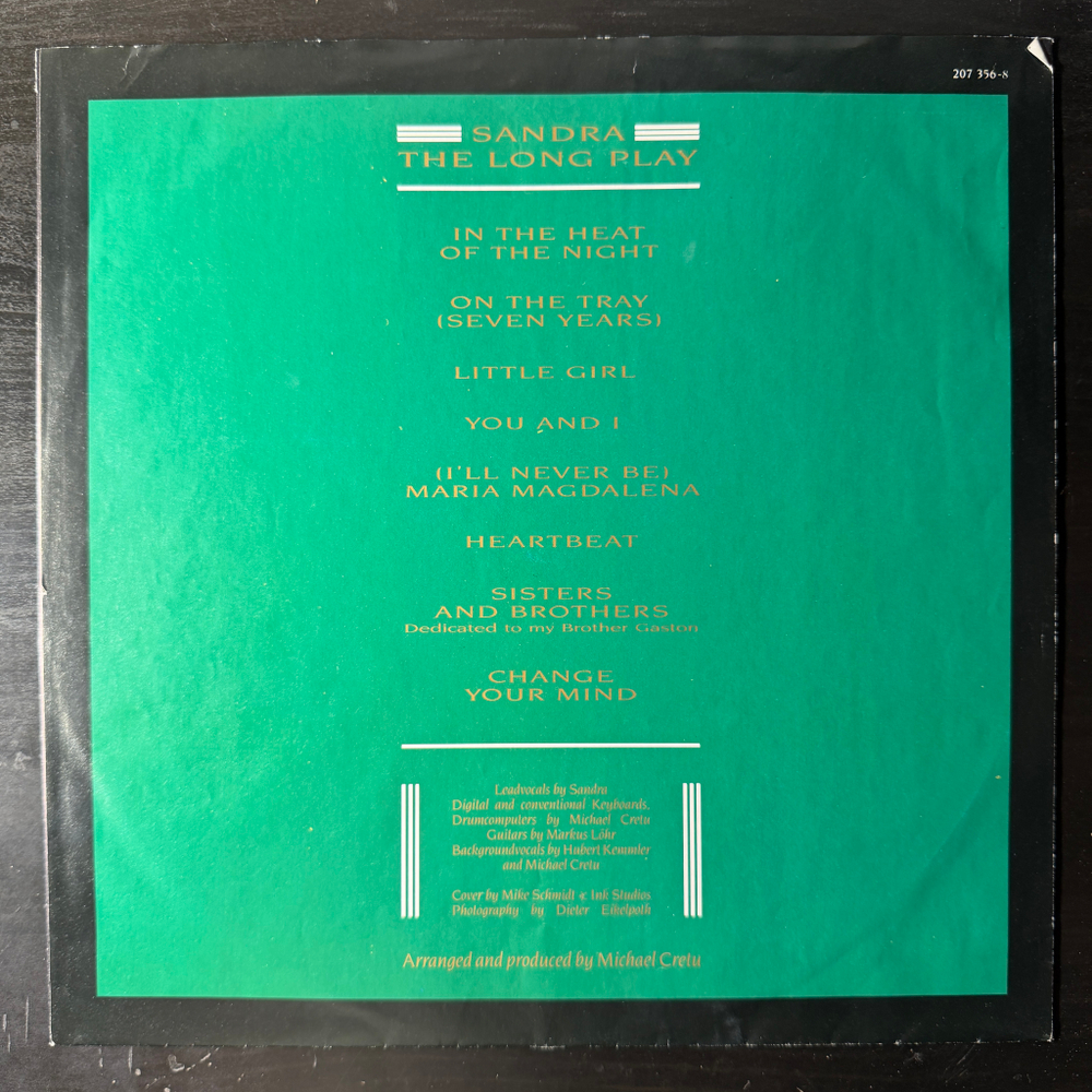 Sandra - The Long Play (Европа 1985г.)