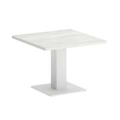 Yalta Стол журнальный квадратный LT.SJ-2 Снежная Патина/Металл Белый 600*600*450