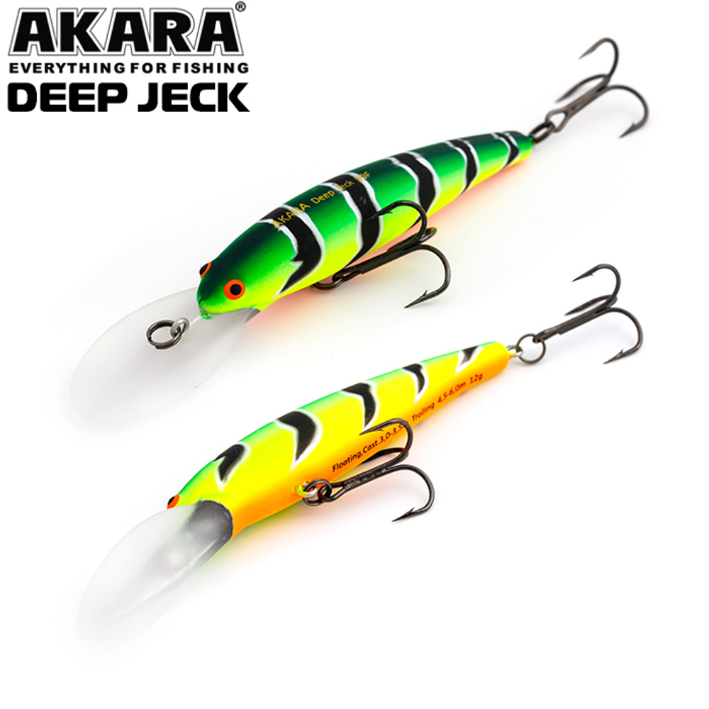 Воблер Akara Deep Jeck 90F 12 гр. (3/7 oz 3,5 in) A107