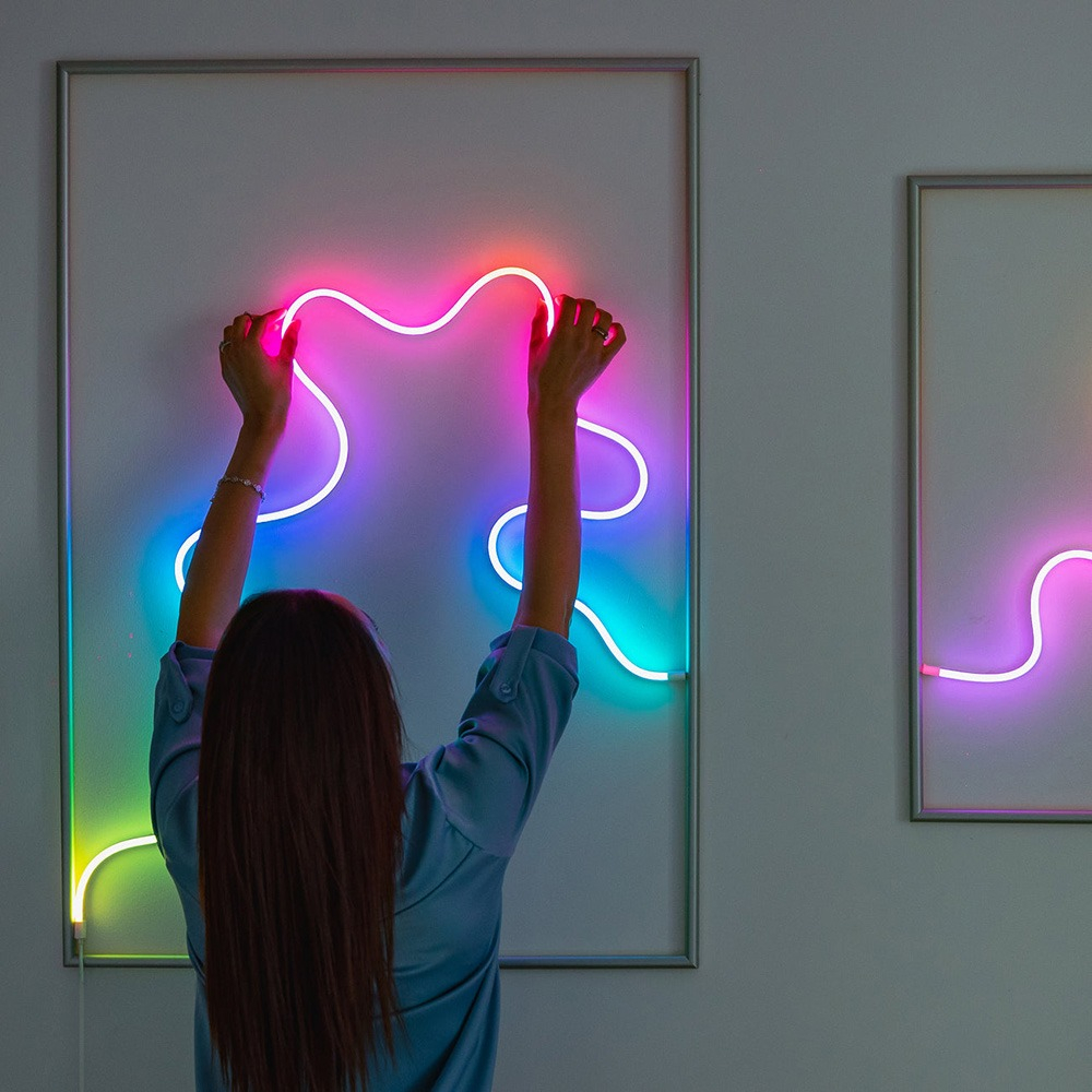 Светодиодная лента Smart Light 3м - Twinkly Flex - 300 шт. RGB + BT + Wi-Fi ( TWFL300STW-WEU )