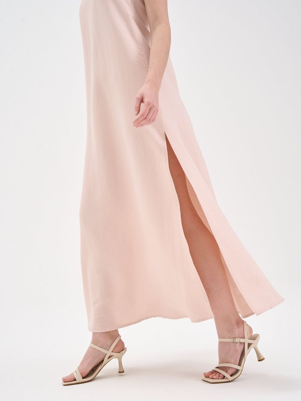 Платье из жатого хлопка "Персик" женское