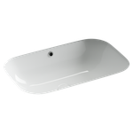 Раковина встраиваемая снизу Ceramicanova Era, c отверстием слива - перелива, 610x405x190мм, белый, арт.CN15007