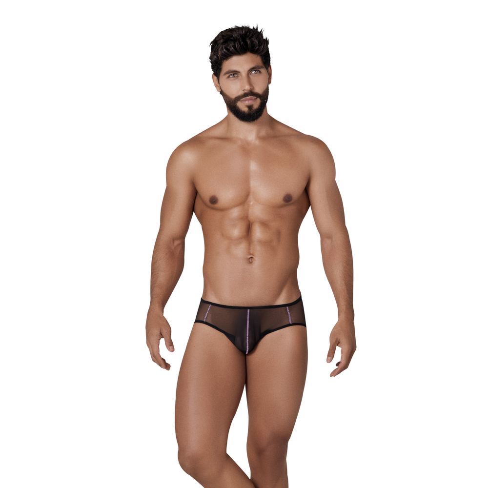 Мужские трусы джоки черные Clever Moda HUNCH JOCKSTRAP 131411