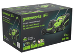 Газонокосилка аккумуляторная GREENWORKS 2520607 24V, 33 см, бесщеточная, без АКБ и ЗУ