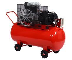 Компрессор поршневой ременной 220В 500л/мин. ресивер-200л одноступенчатый GTE