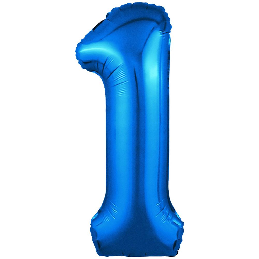 Цифра 1 синий 40&quot; Agura