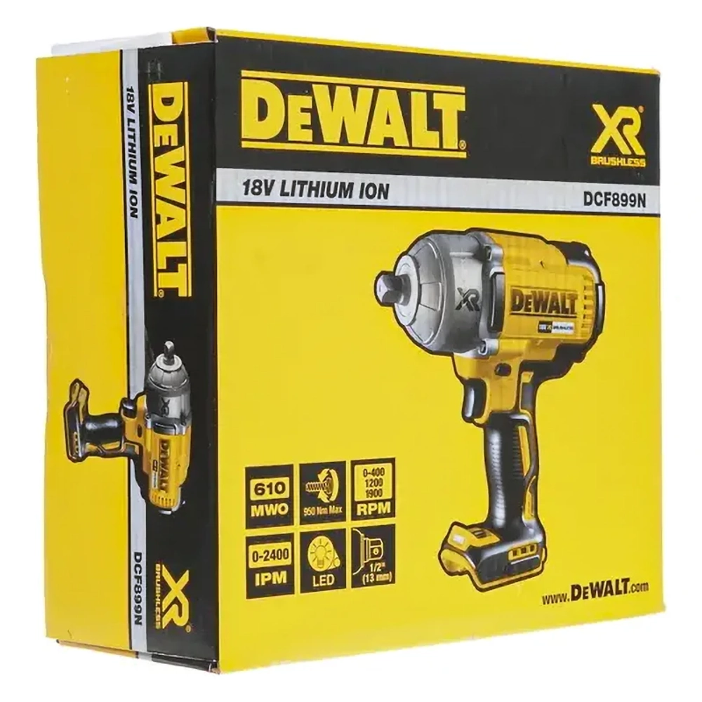 DeWalt DCF899N аккумуляторный гайковерт (без АКБ и ЗУ)
