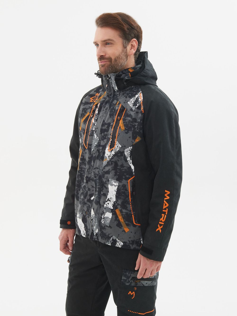 Костюм демисезонный Матрица ткань Исландия цвет КМФ 192/Черный