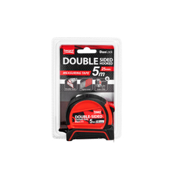 Рулетка Beorol, двухсторонняя шкала, с автостопом, обрезиненная, 5 м x 25 мм