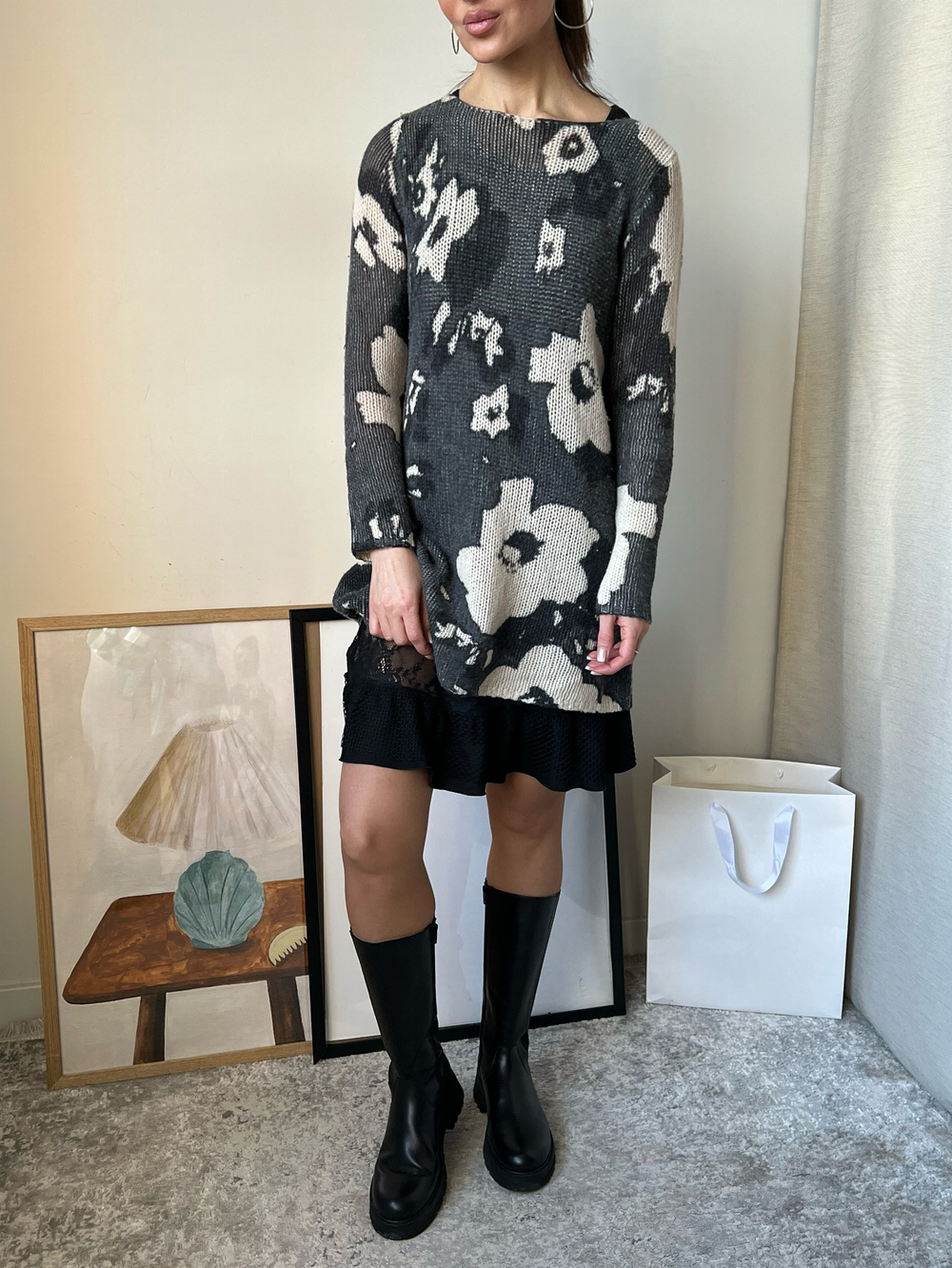 Шерстяное платье Twin-Set, S