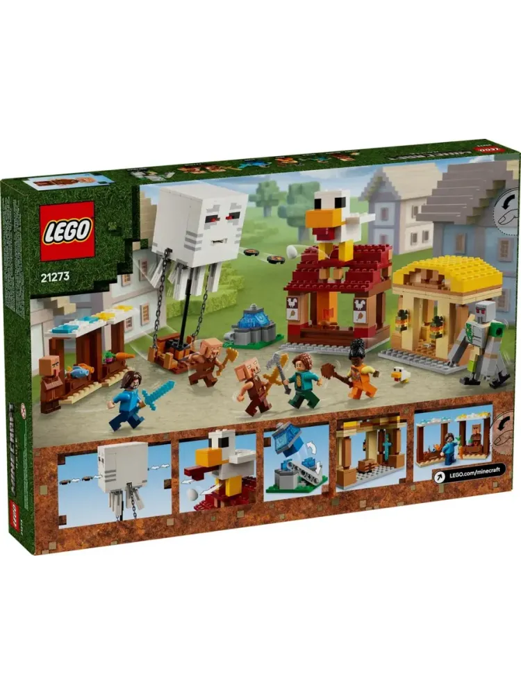 Конструктор Minecraft 21273 Нападение на деревню Гаста