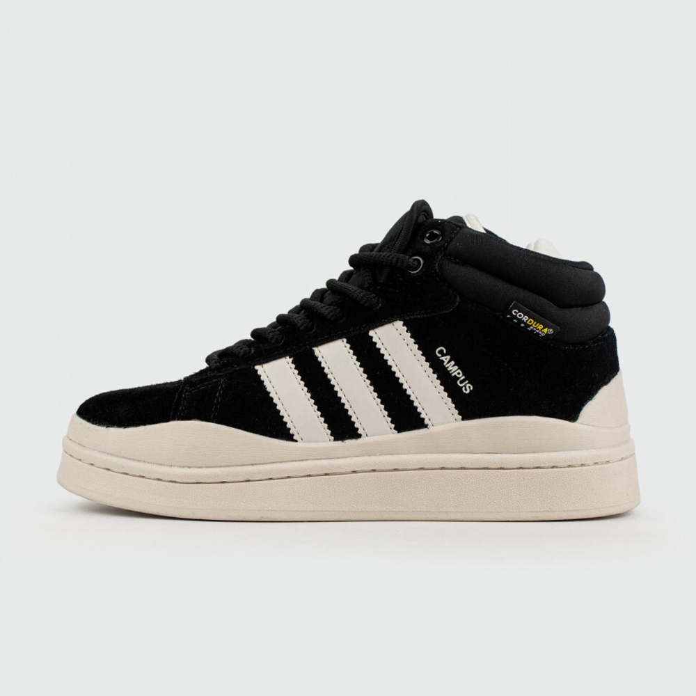 кроссовки Adidas Campus Mid Black / White Wmns Winter