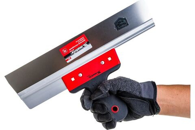 Фасадный шпатель Matrix из нержавеющей стали, 350 мм, 2-комп. ручка, широкое полотно 85539