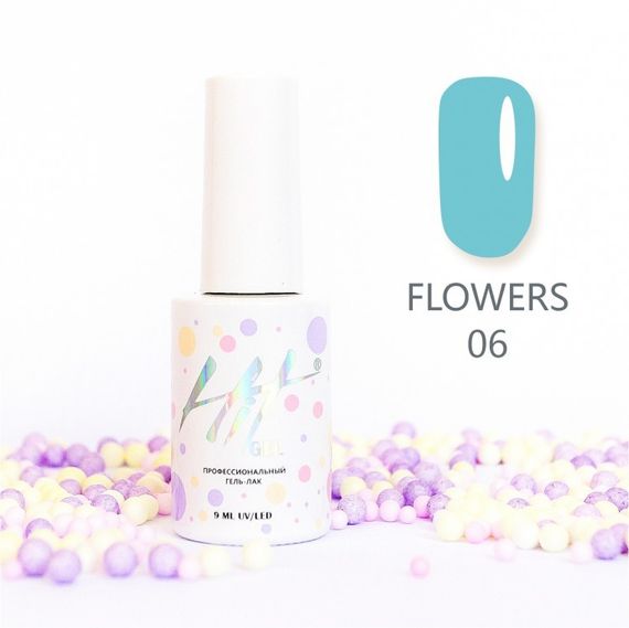 Гель-лак ТМ &quot;HIT gel&quot; Flowers №06, 9 мл