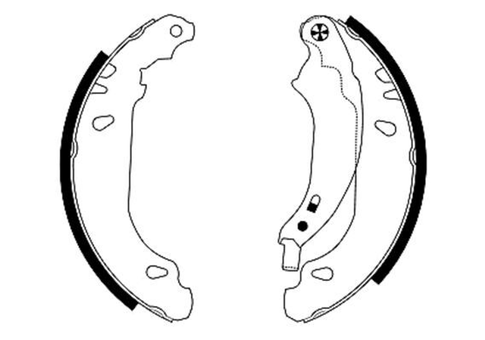 TEXTAR - 91053700-TET - Brake Shoe Set