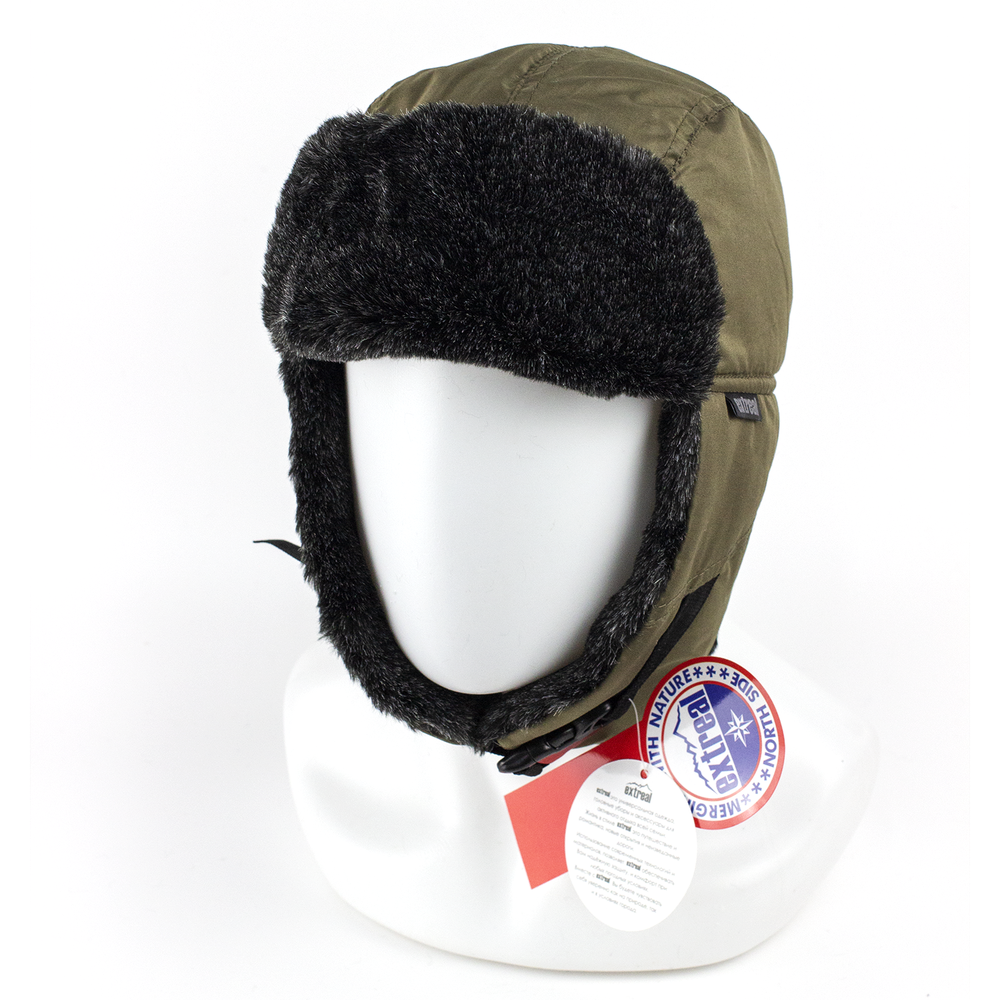 Шапка-ушанка Extreal "ДИКСОН" (мех меланж) XL