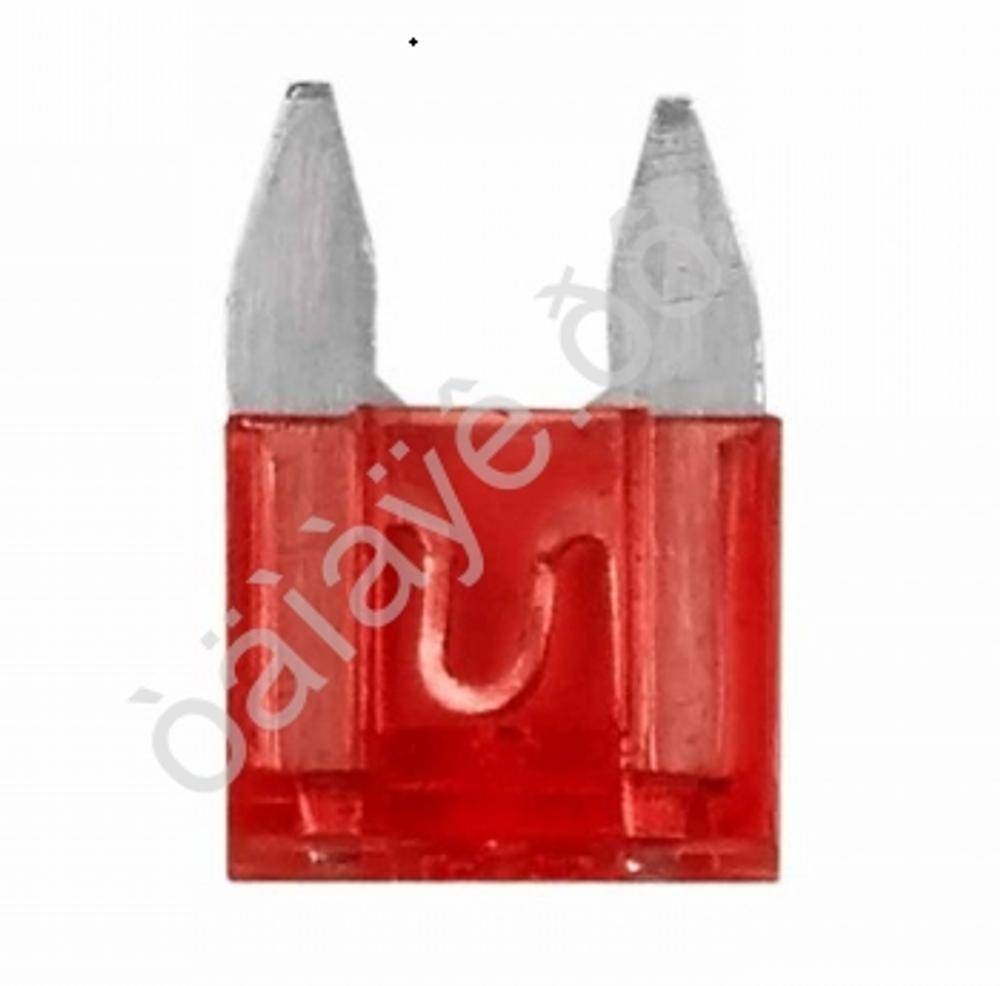 Предохранитель ЕВРО ДЕУ MTA   10А ШТ*** прозрачные - красный в пакете