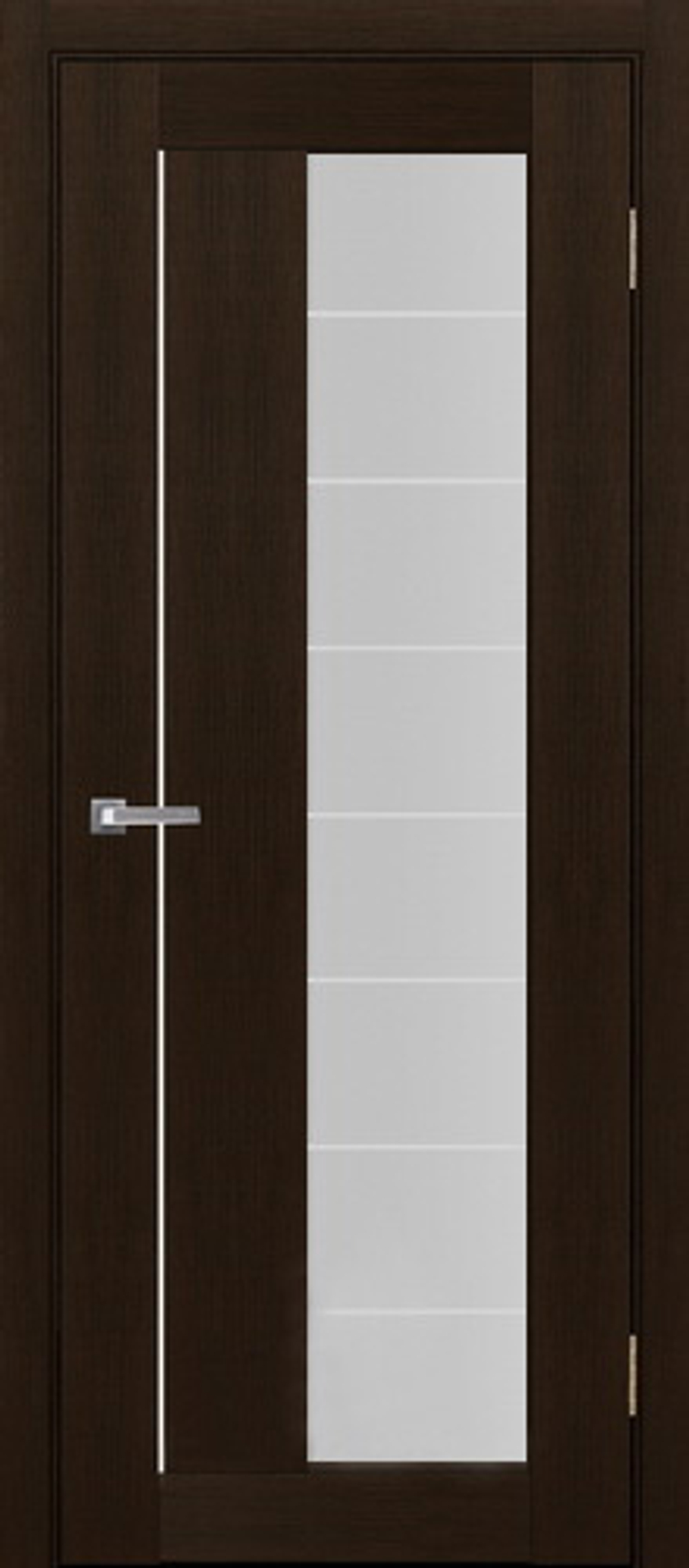 Межкомнатная дверь Амбасадор ДО (800x2000, Орех темный продольный)