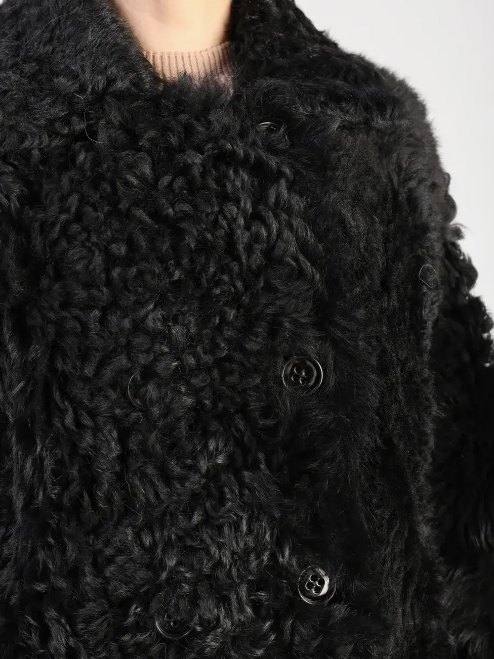 Дубленка зимняя шуба натуральная короткая