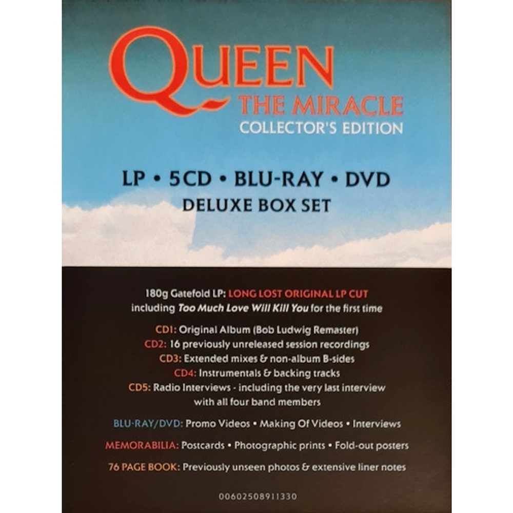 Queen / The Miracle (Deluxe Edition)(LP+5CD+DVD+Blu-Ray)