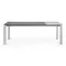Стол Atta 160 (220) x90 серый керамический