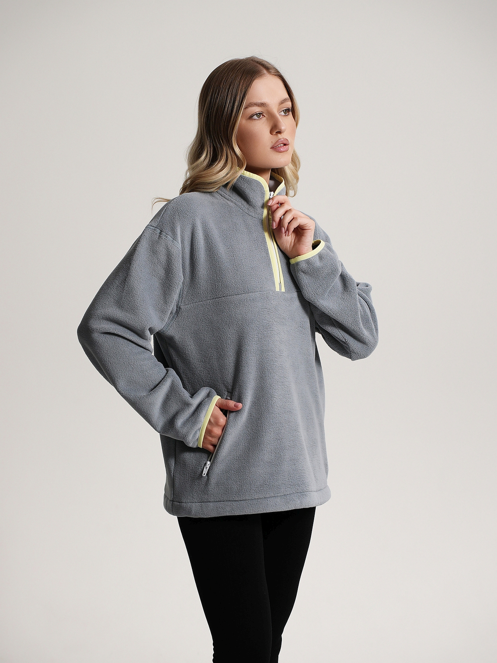 Анорак женский, цвет "Серый камень"