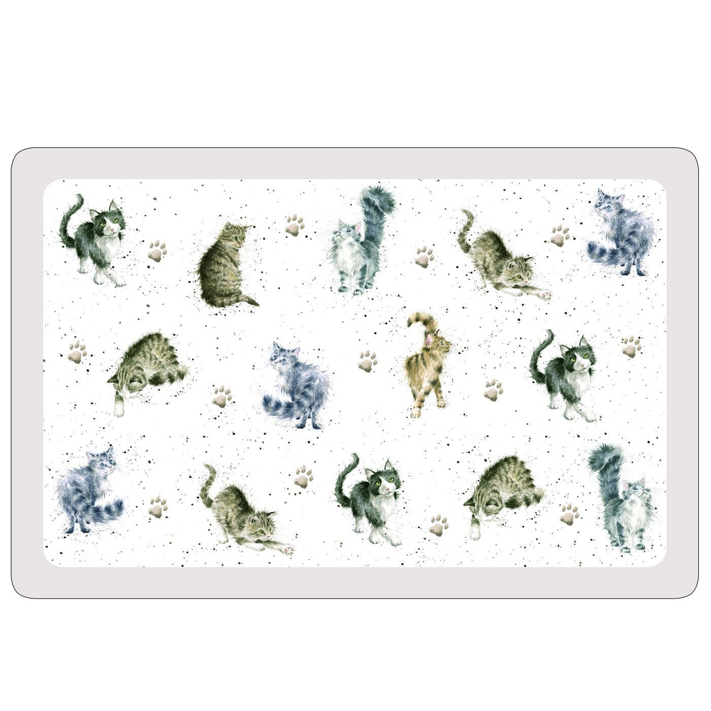 Набор подставок под горячее 12шт 44х29см Pimpernel Забавная фауна Кошки