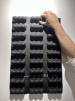 Силиконовая форма перфорированная Мини-гусеницы SILFORM Flexipan, DeMarle Франция