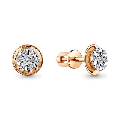 942416к Серьги из Золота с бриллиантами