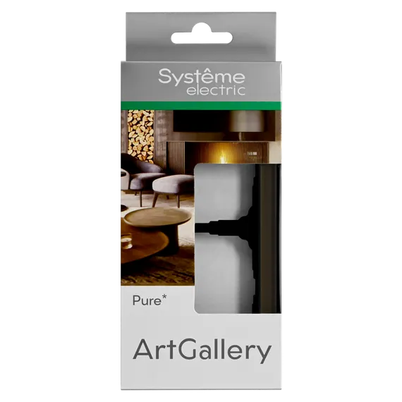 Рамка 2-м ArtGallery Pure органич. стекло мокко SE GAL320602