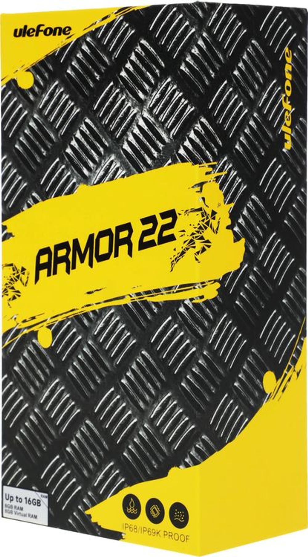 6.58" Смартфон ULEFONE Armor 22 8/128Gb,  NFC,  IPS,  120Гц,  6600мAч,  черный