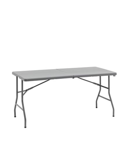 Стол-чемодан складной 152*74*74 серый