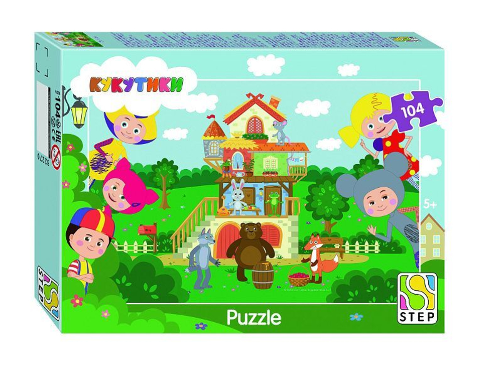 Пазлы 104 элемента 270*180мм. "Кукутики" (Биг Папа)