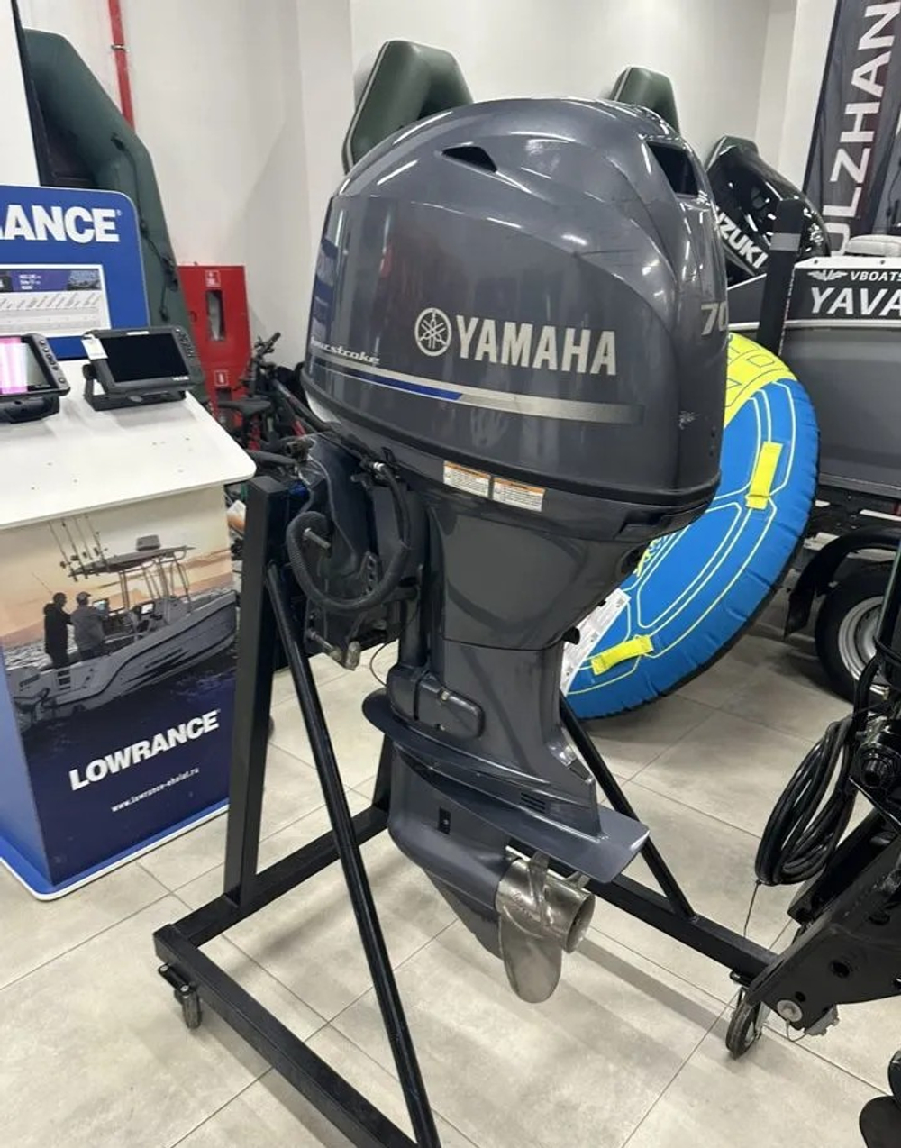 4х-тактный лодочный мотор YAMAHA F70 AETL Б/У