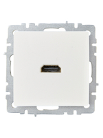 BRITE Розетка HDMI РHDMI-0-БрБ белый IEK