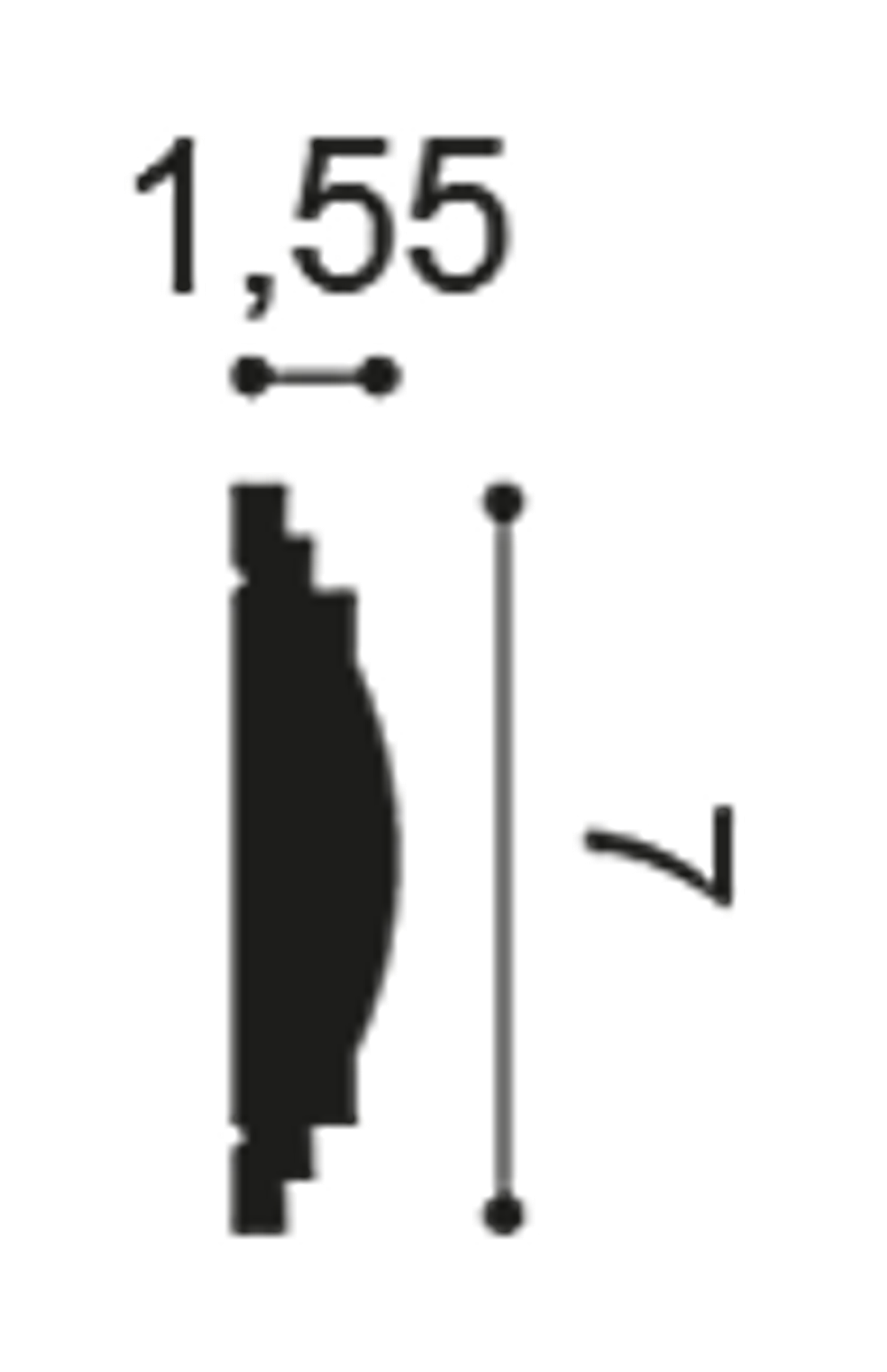 Молдинг P9902
