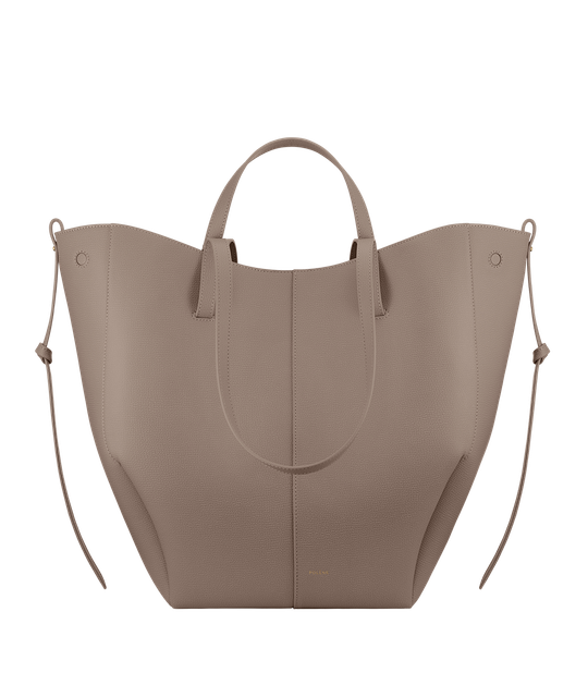 POLENE СУМКА CYME TOTE, ТЕМНО-СЕРЫЙ