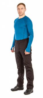 Брюки, софт-шелл, черный, Grayling, Novatex