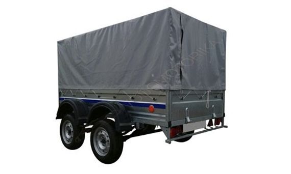 Прицеп Фаворит В 7135 2.56х1.3 низкий тент 0.3 м ( двухосный )
