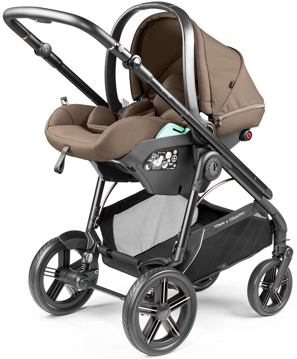 Коляска Peg Perego Veloce TC New Belvedere Lounge 3 в 1 Pine Bark