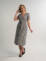 Платье твидовое Парижанка (серое) П15093-10М LT Collection