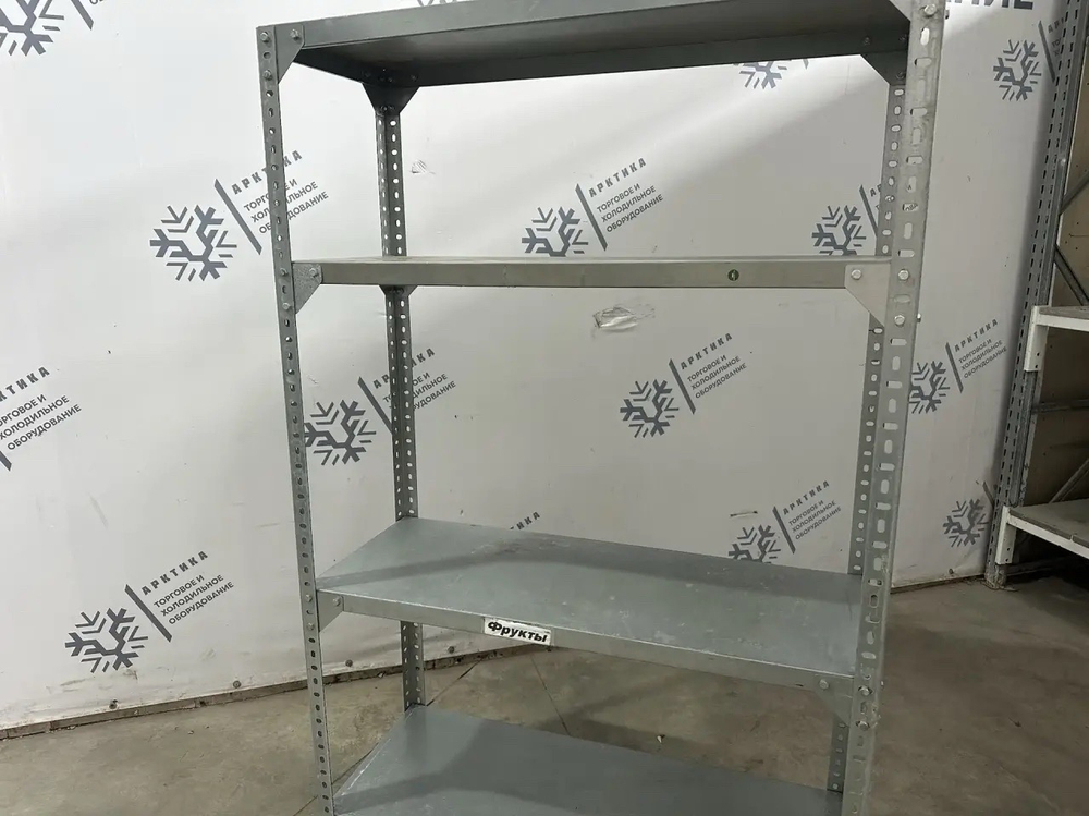 Стеллаж складской оцинкованный 106х40х180 (разборный)