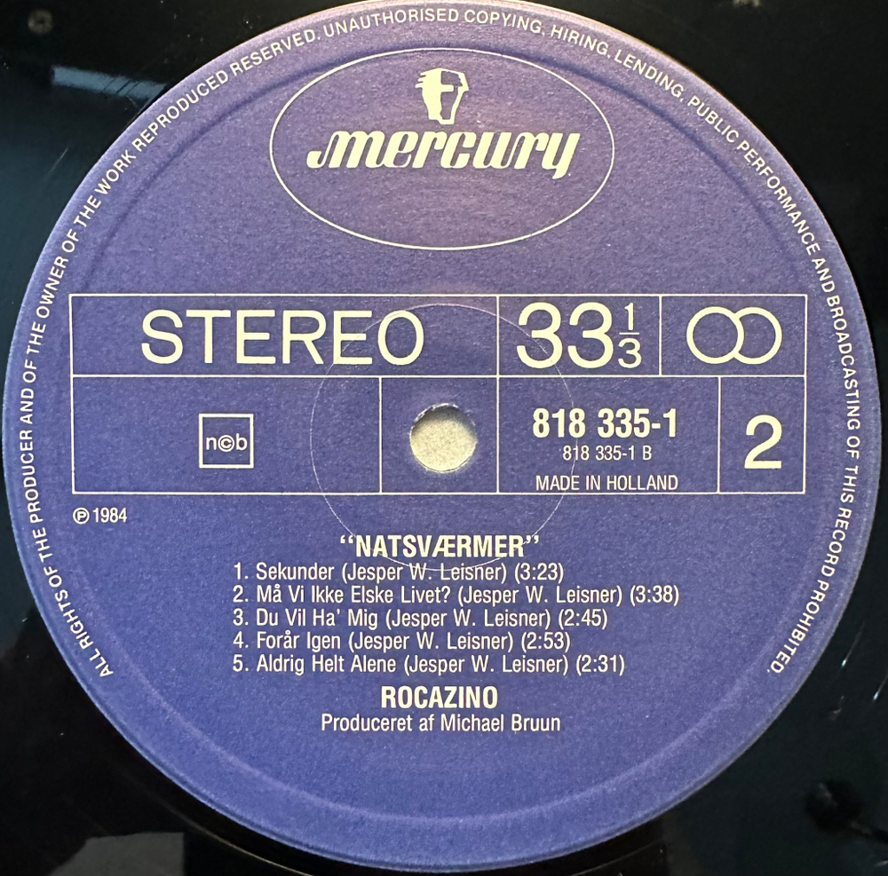 Rocazino - Natsvermer (Дания 1984г.)