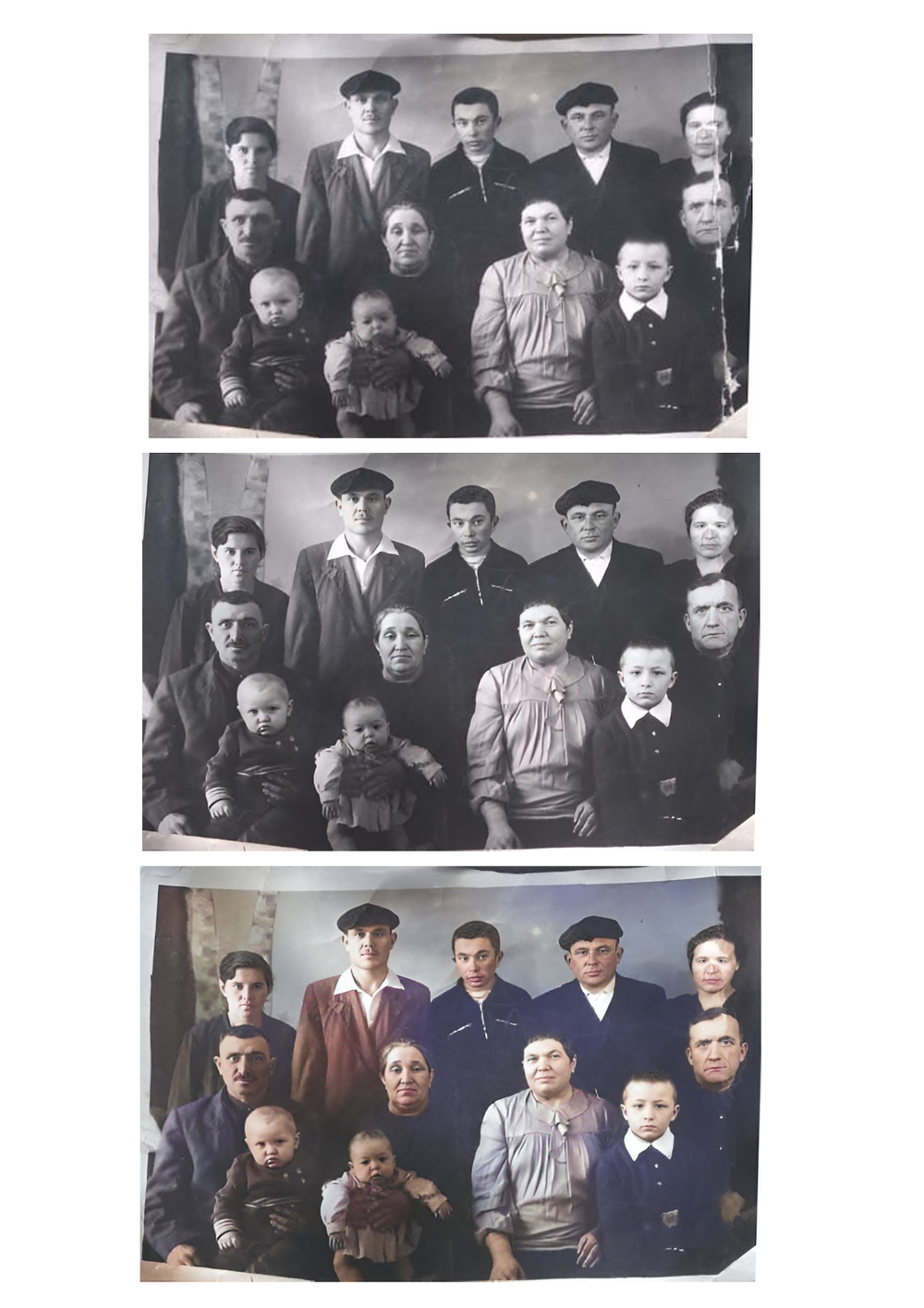 Пример ретуши