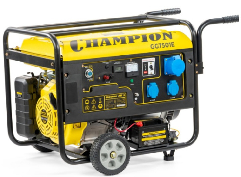 Генератор бензиновый CHAMPION GG7501E