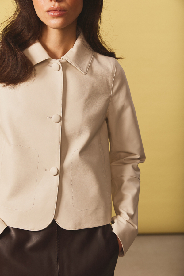 Jacket JACQUELINE milky color