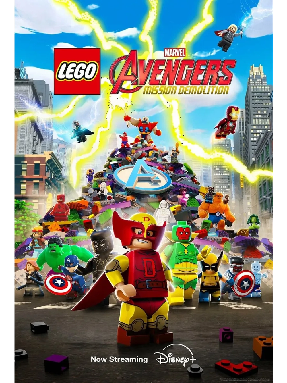 Лего. Супергерои Marvel: Миссия разрушения (2024) (DVD-R)